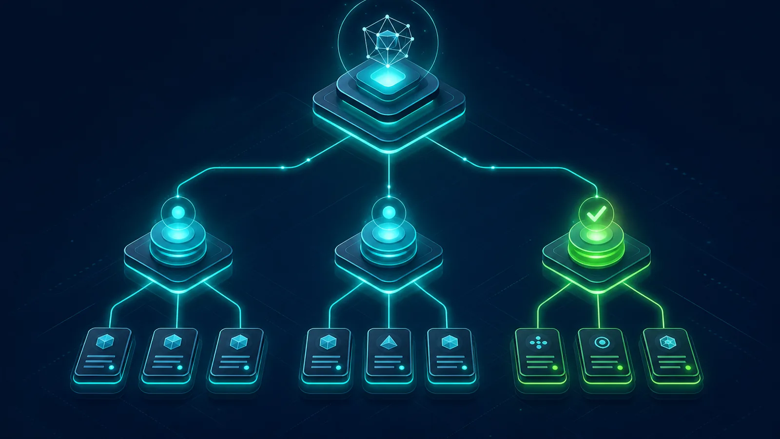 OrqForge mission tree showing parallel operational work across specialist agents